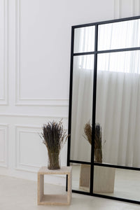Mirror shown in Black Frame