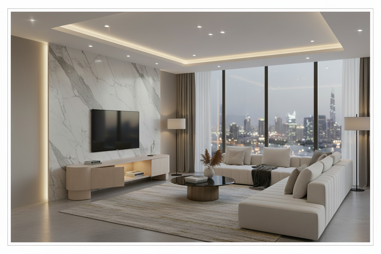 Bespoke Storage Solutions - TV unit duabi