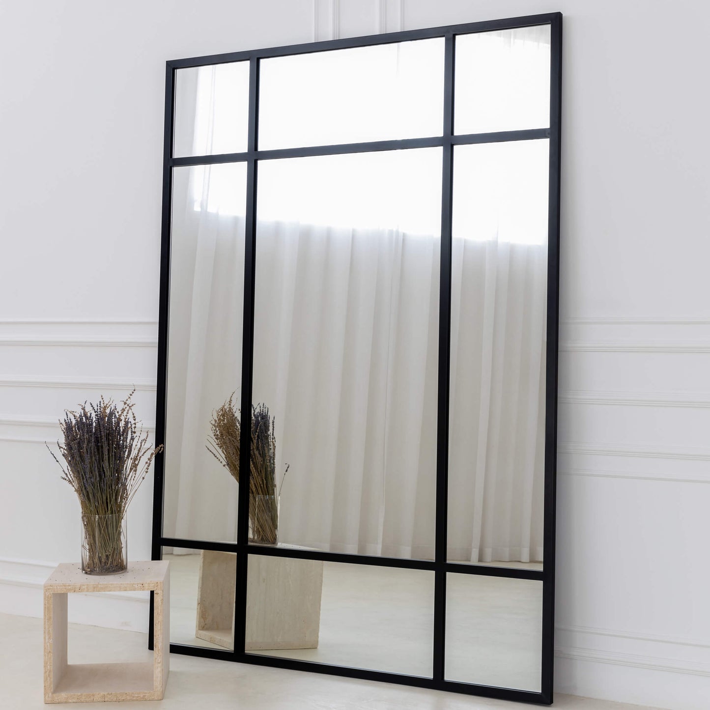 Mirror shown in Black Frame