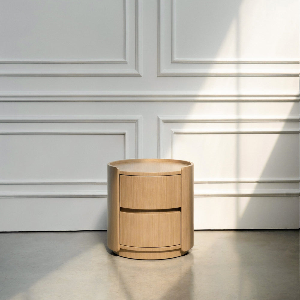 Rotterdam Bedside Table in Veneer
