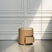 
                  
                    Rotterdam Bedside Table in Veneer
                  
                